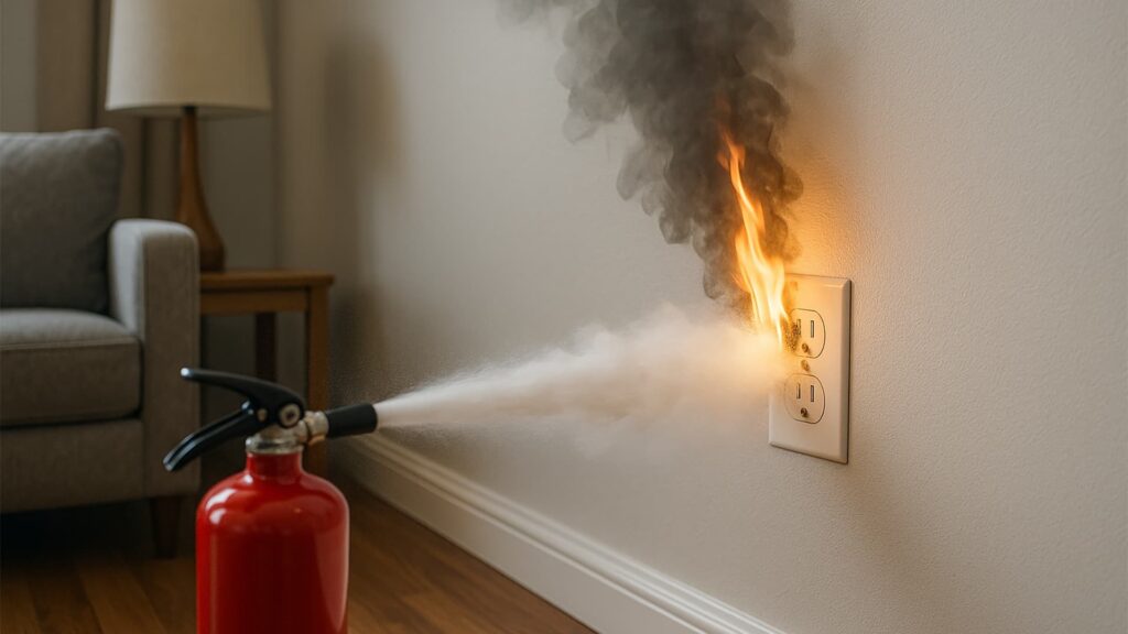 Recommendations How to Put Out an Electrical Fire Safely in Your Home