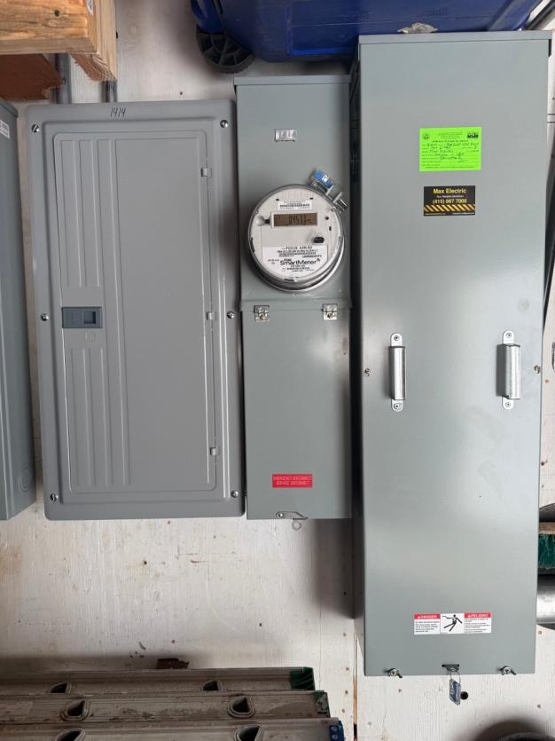 400 amp main panel upgrade installed inside San Francisco home