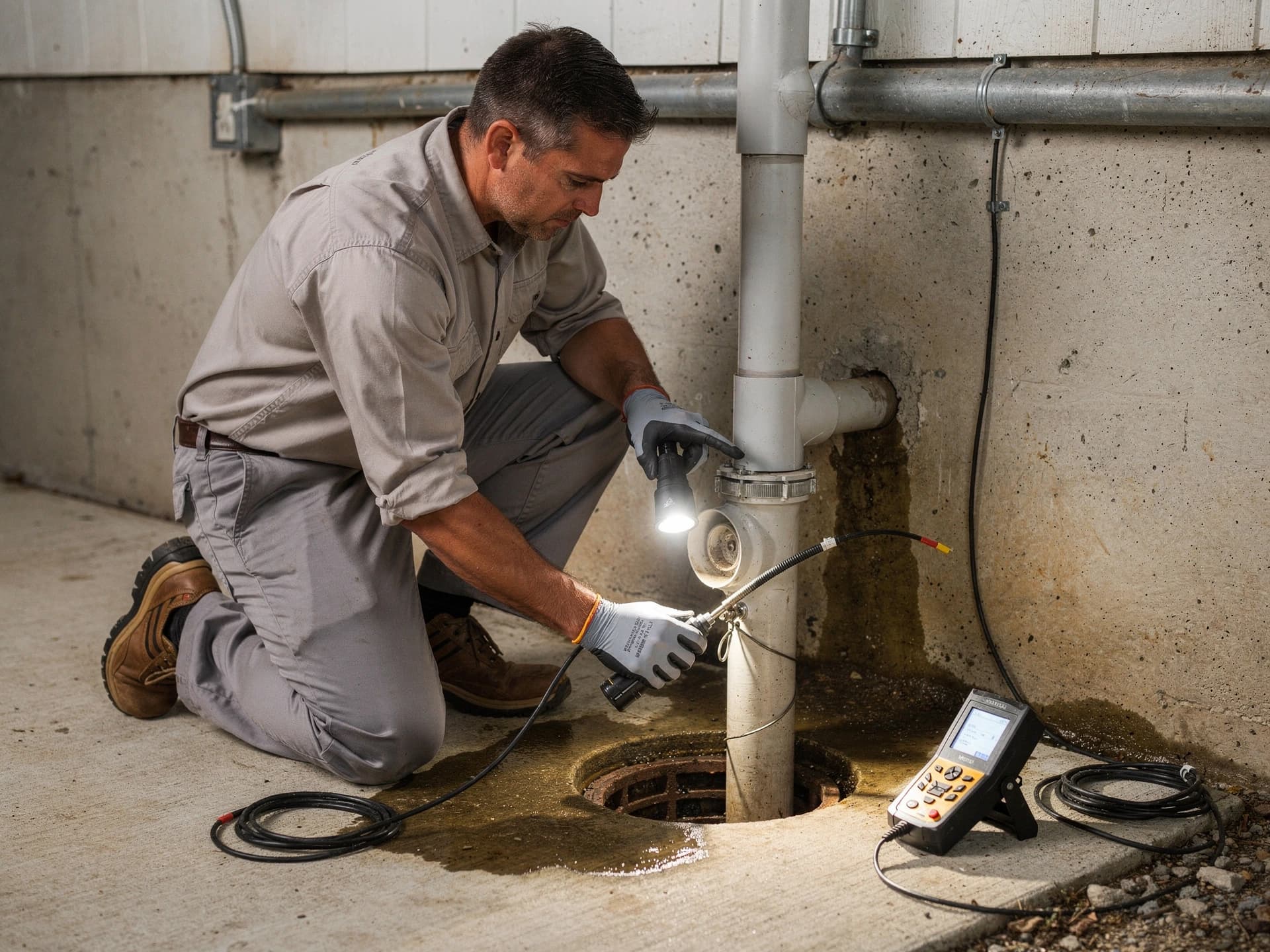 Sewer Line Camera Inspection and Repair Planning Temporary service image for sewer inspection and repair in San Francisco