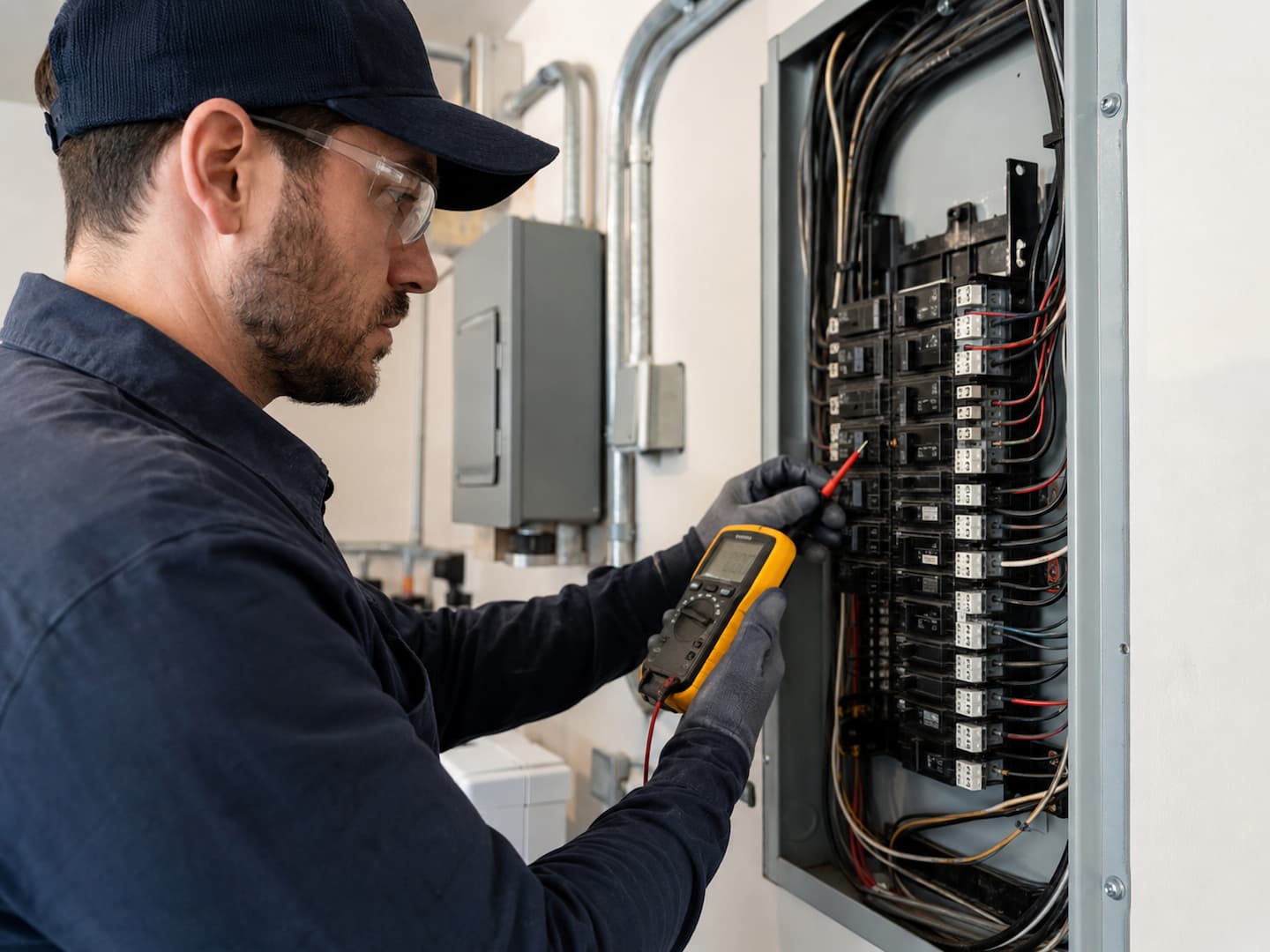 Electrical panel load check for dedicated appliance circuit