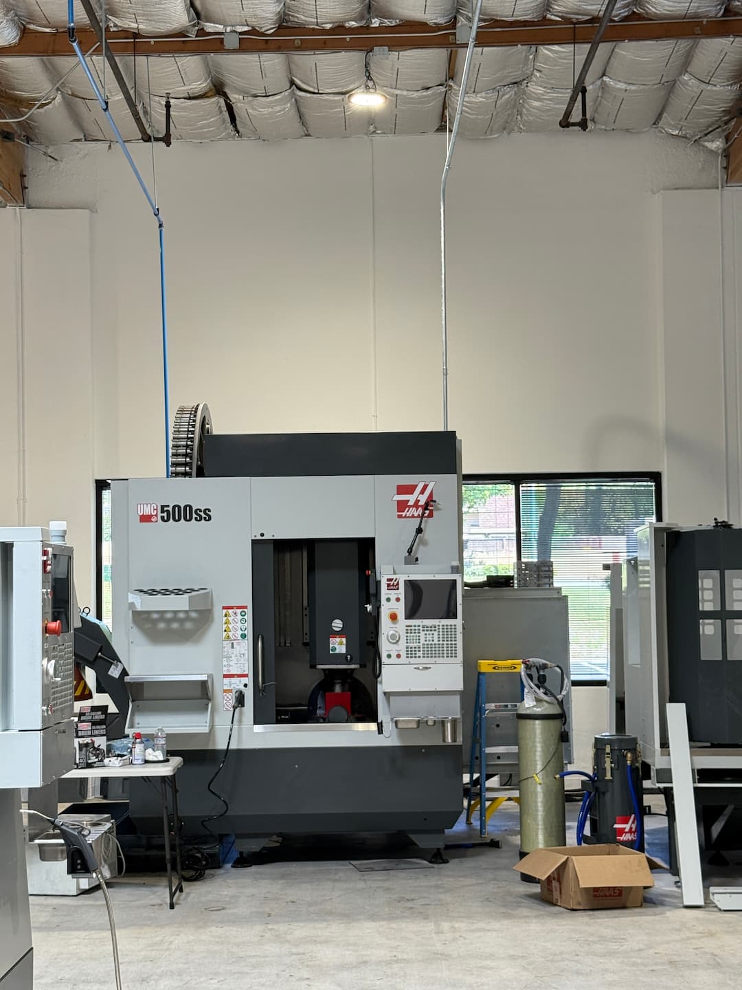 Robotics manufacturing facility equipment area