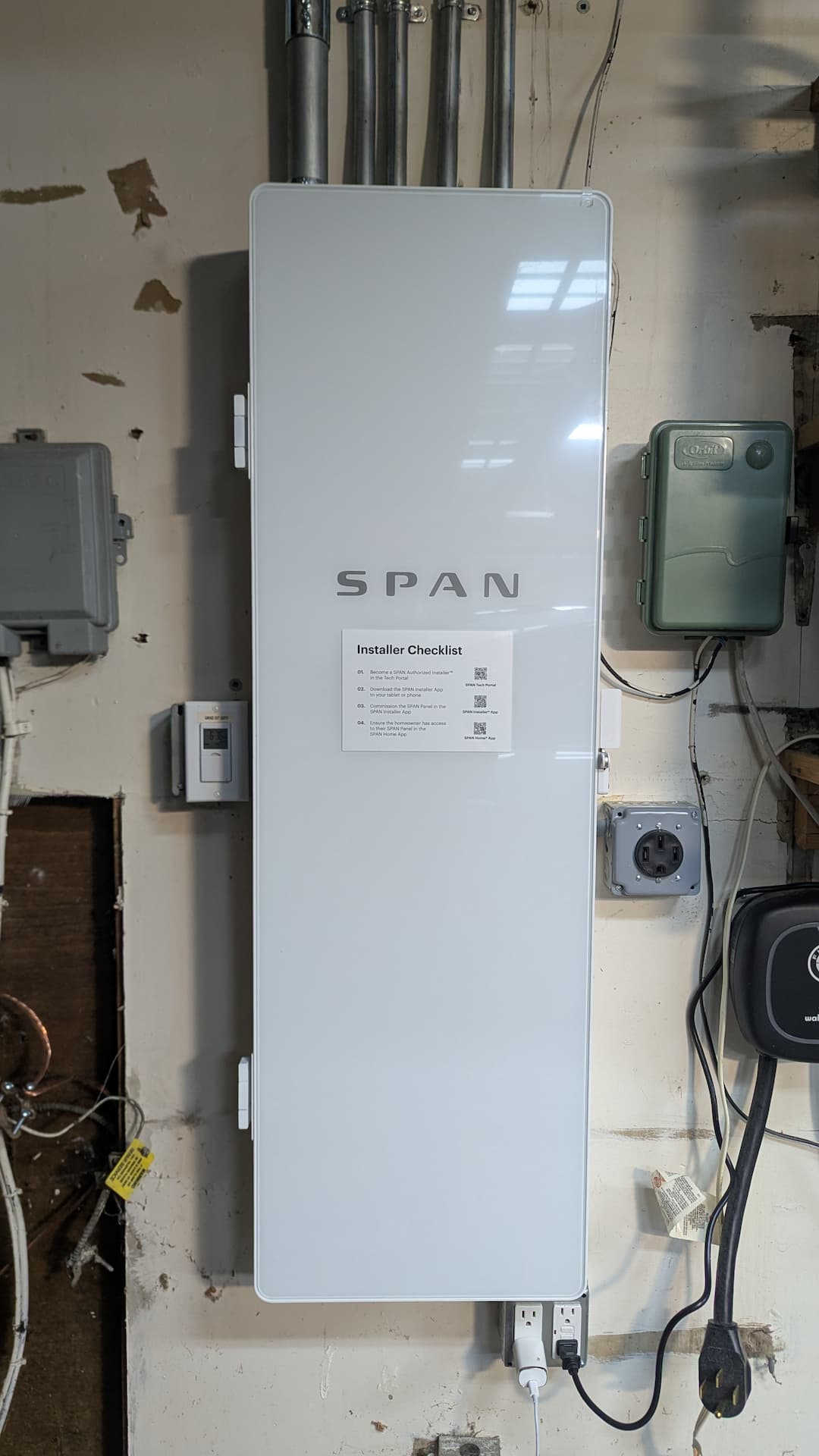 SPAN smart panel installation project in the Bay Area