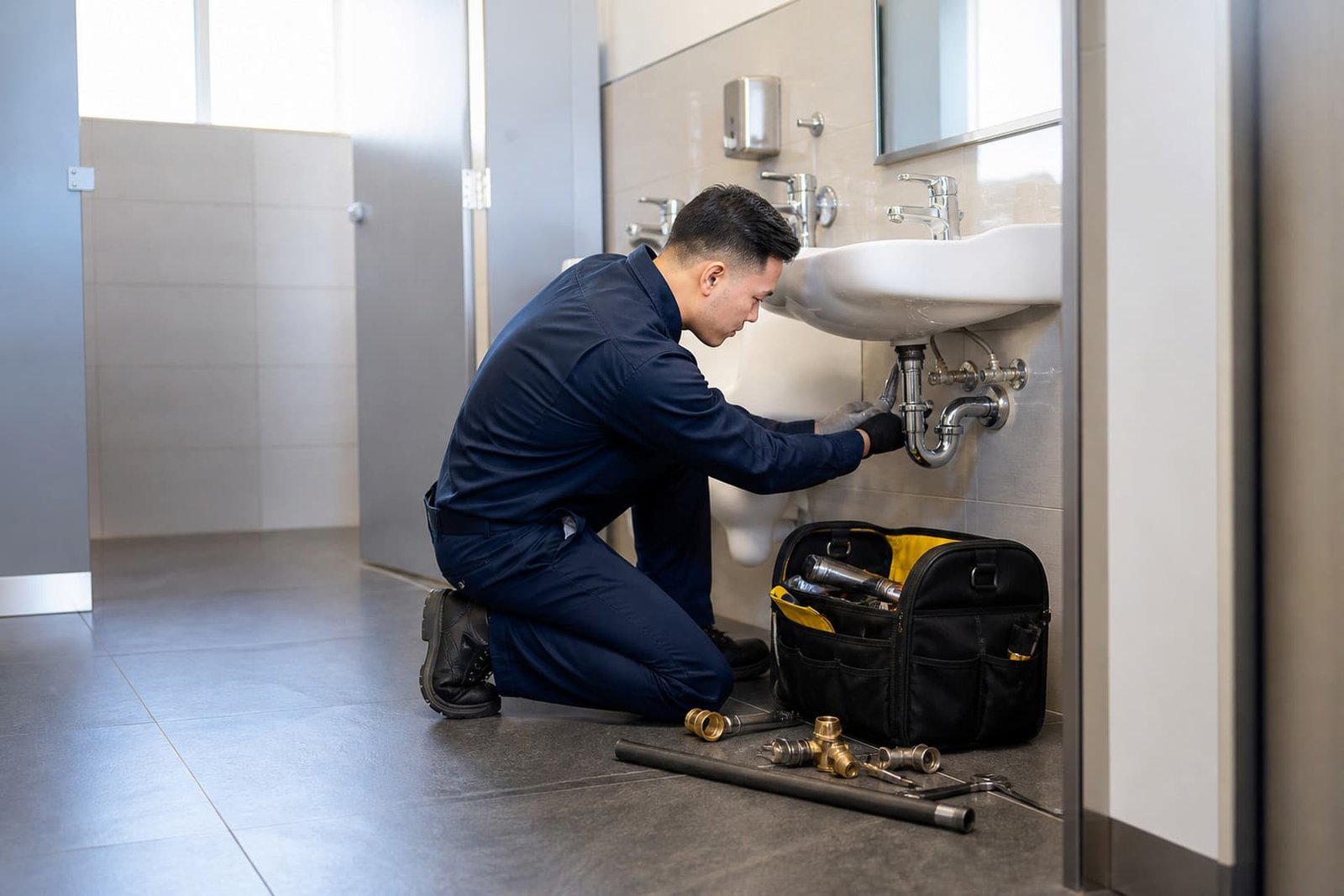 Commercial Plumbing Services in San Francisco service assessment by a plumber