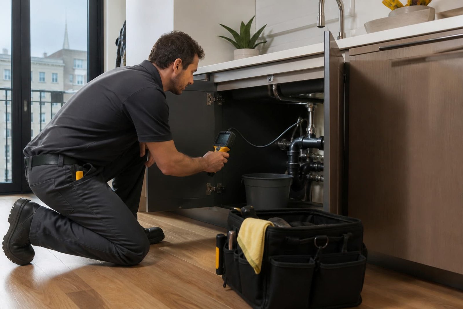 Leak Detection Services in San Francisco service assessment by a plumber