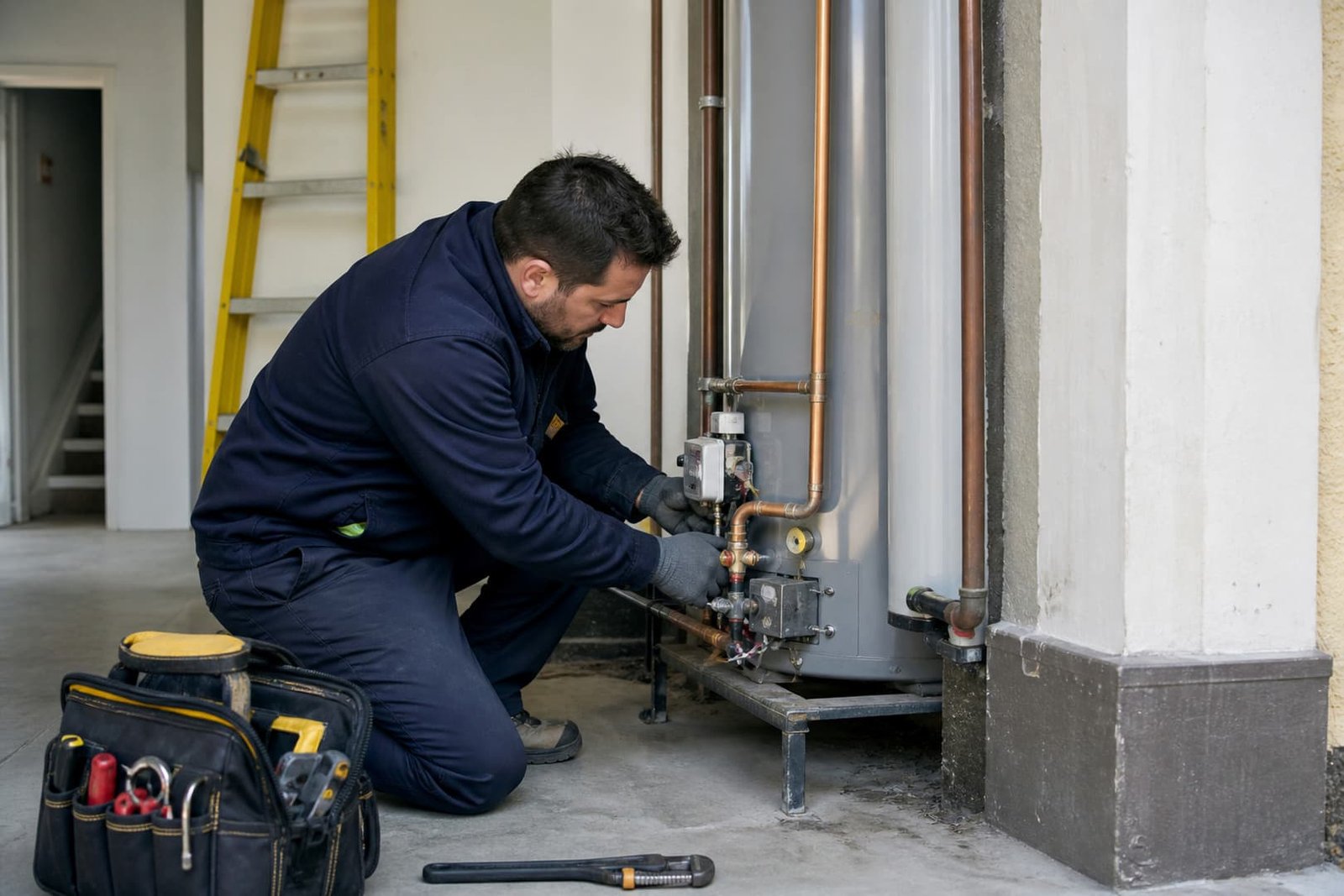 Emergency Water Heater Repair in San Francisco service assessment by a plumber