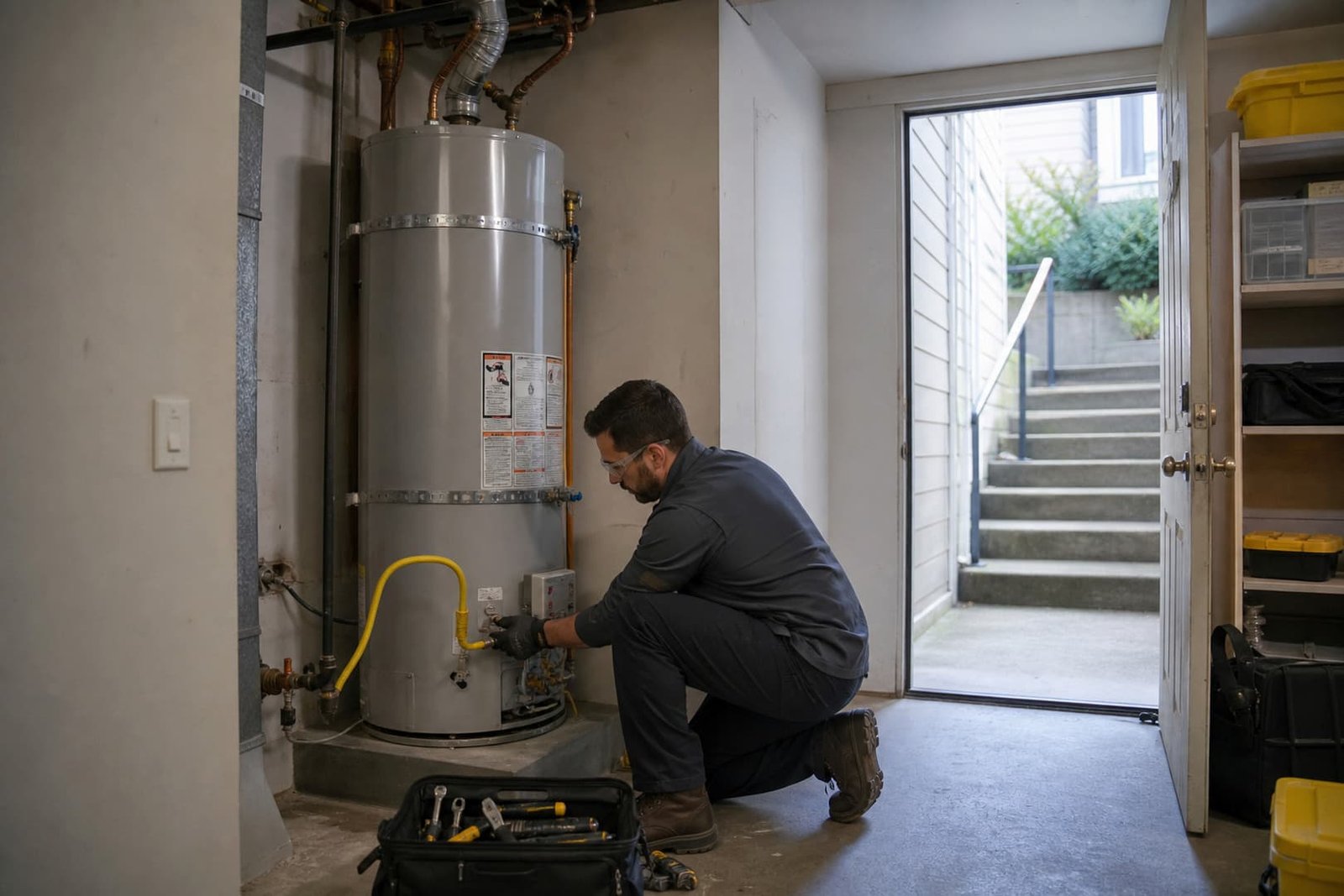 Water Heater Replacement in San Francisco service assessment by a plumber