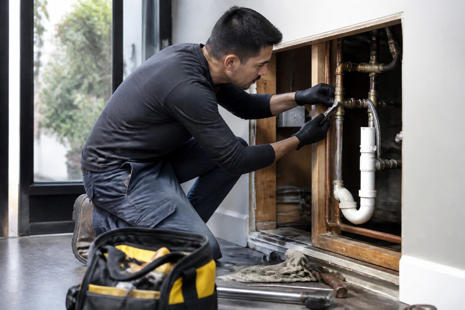 Leak Repair Services in San Francisco service assessment by a plumber