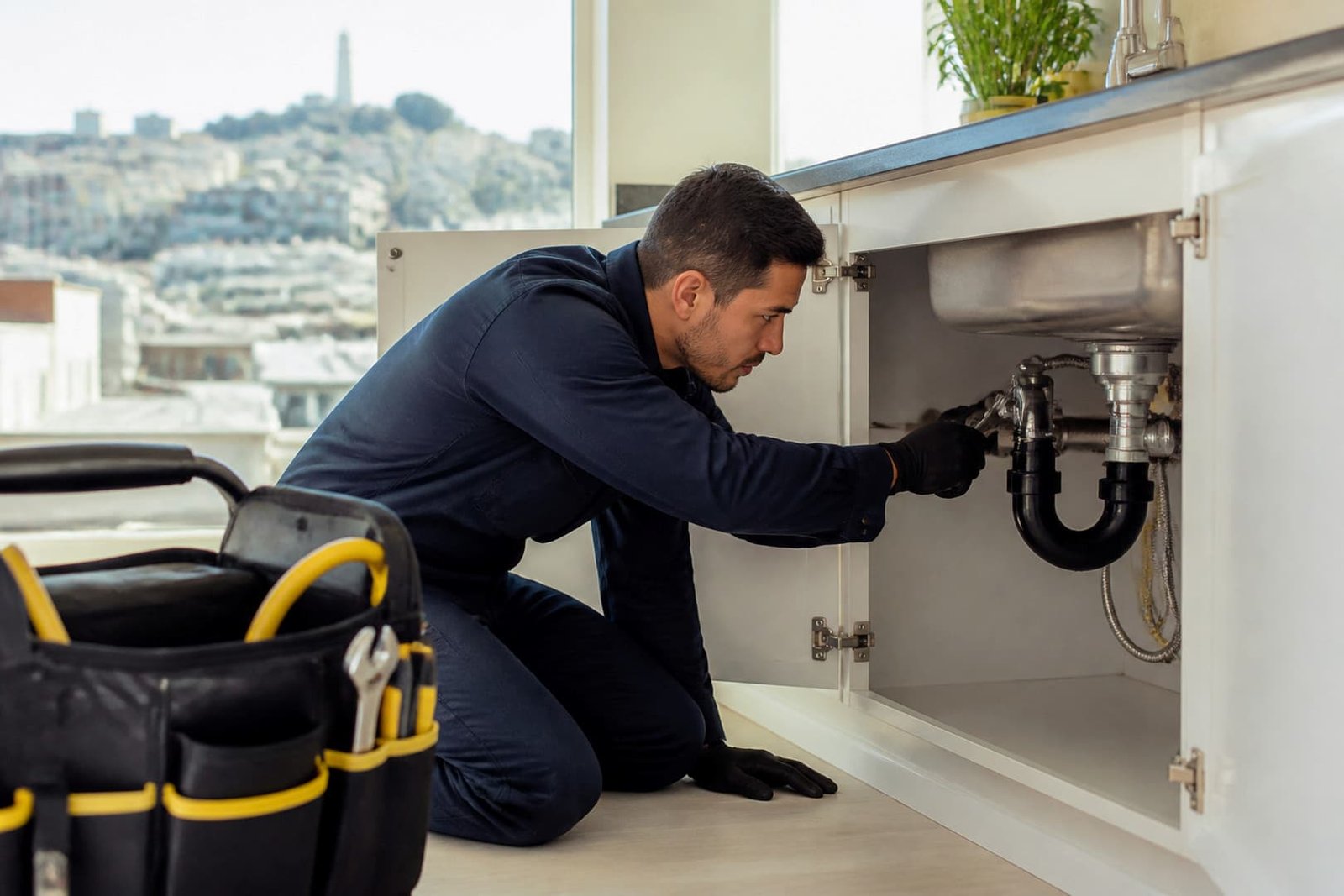 Residential Plumbing Repairs in San Francisco service assessment by a plumber