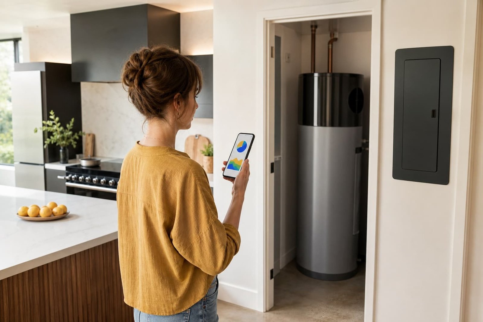Homeowner viewing circuit-level energy information from a smart panel
