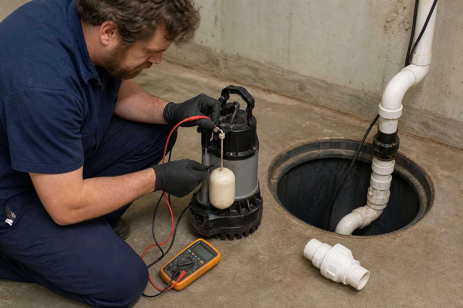 Professional sump pump repair in san francisco work area and equipment
