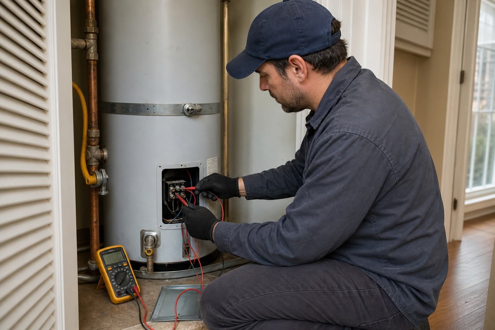 Professional water heater repair in san francisco work area and equipment