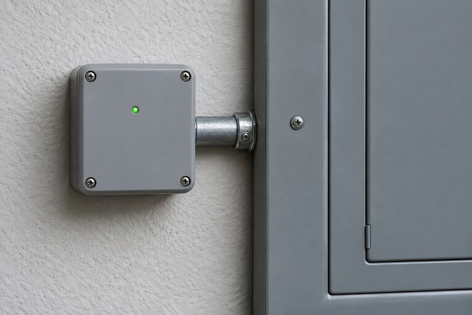Visible status indicator on a residential surge protective device